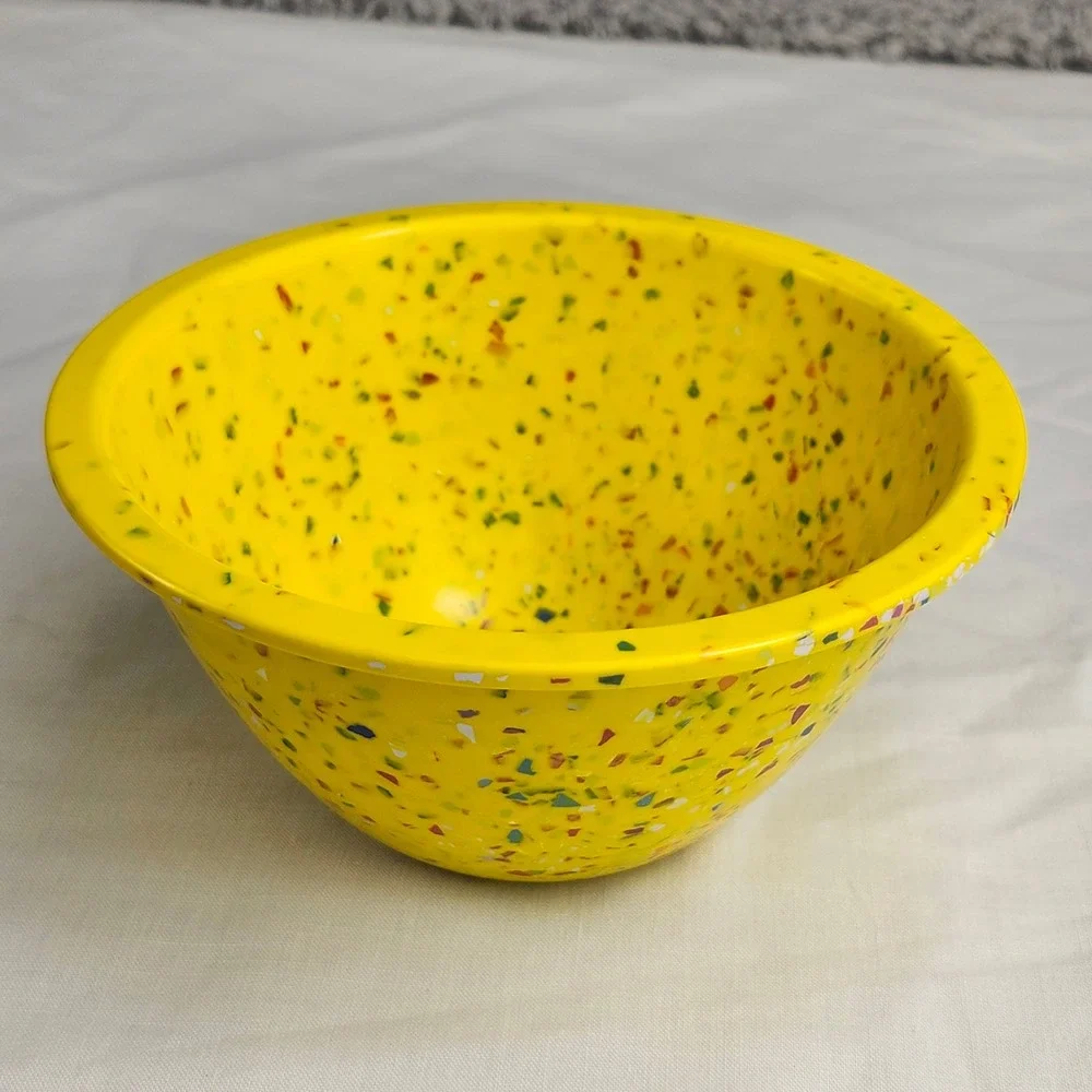 Zak Designs Yellow Confetti Melamine Bowl 5.5
